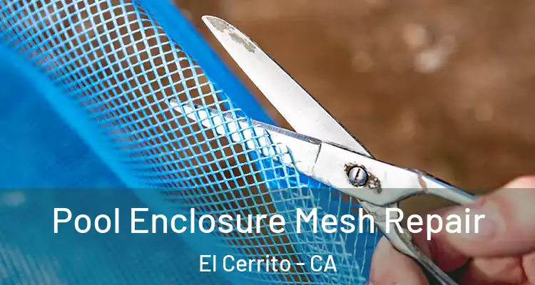  Pool Enclosure Mesh Repair El Cerrito - CA